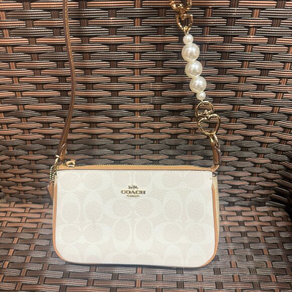 coach Nolita 19 In Blocked Signature Canvas ca444 - Picture 2 of 7